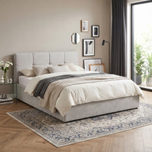 Load image into Gallery viewer, Elevon Double Gas Lift Bed Frame - Linen Grey