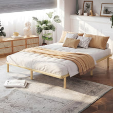 Load image into Gallery viewer, Ohio Super King Wooden Bed Base - Natural