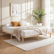 Load image into Gallery viewer, Ohio Super King Wooden Bed Base - Natural