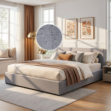 Load image into Gallery viewer, Violet Super King Gas Lift Bed Frame - Grey