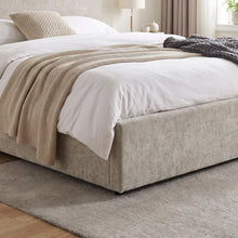 Load image into Gallery viewer, Lifteo Linen Queen Gas Lift Bed Frame - Light Beige