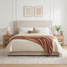 Load image into Gallery viewer, Vehune Queen Gas Lift Bed Frame - Linen Beige