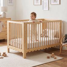 Load image into Gallery viewer, Hestia Wooden Baby Cot - Natural