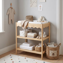 Load image into Gallery viewer, Talus Wooden Changing Table - Natural