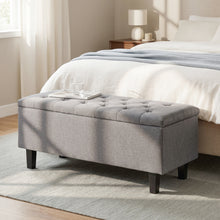 Load image into Gallery viewer, lt10659-sebastian-storage-ottoman-bench-grey-2609021