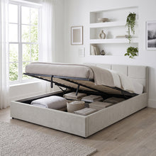 Load image into Gallery viewer, Elevon Queen Gas Lift Bed Frame - Linen Grey