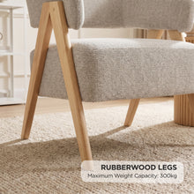 Load image into Gallery viewer, lt11120-bark-chenille-armchair-khaki-202609033