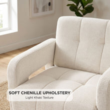 Load image into Gallery viewer, lt11114-mocha-chenille-armchair-light-khaki-202609032