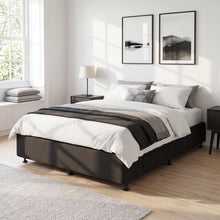 Load image into Gallery viewer, Charles Fabric Queen Bed Base 4 Drawers - Black