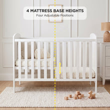 Load image into Gallery viewer, 24505-mote-wooden-baby-cot-white-2609092
