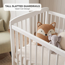 Load image into Gallery viewer, 24503-pumice-wooden-baby-cot-white-2609095