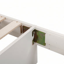 Load image into Gallery viewer, Elda Single Bed Frame with USB Port & Drawers - White