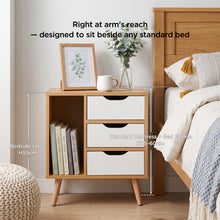 Load image into Gallery viewer, lt10635-luca-bedside-table-maple-white-2609112