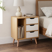Load image into Gallery viewer, lt10635-luca-bedside-table-maple-white-2609111