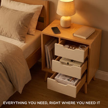 Load image into Gallery viewer, lt10635-luca-bedside-table-maple-white-2609115