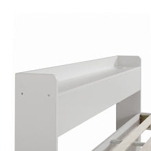 Load image into Gallery viewer, Elda Double Bed Frame with USB Port & Drawers - White