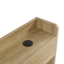Load image into Gallery viewer, Elda King Bed Frame with USB Port & Drawers - Natural