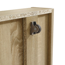 Load image into Gallery viewer, Elda King Bed Frame with USB Port & Drawers - Natural