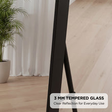 Load image into Gallery viewer, 24117-stella-arched-freestanding-metal-mirror-black-2609147