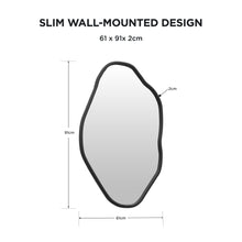 Load image into Gallery viewer, Moro Freeform Wall Mirror 91CM - Black
