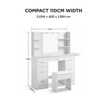 Load image into Gallery viewer, 24471-lumina-2-piece-dressing-table-with-mirror-stool-set-white-2609214