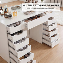 Load image into Gallery viewer, 24256-lustra-2-piece-dressing-table-with-mirror-stool-set-white-2609285