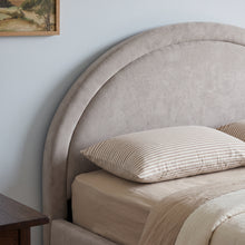 Load image into Gallery viewer, LT11181-arch-queen-gas-lift-bed-frame-light-taupe-26100914