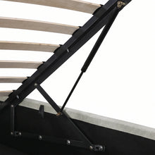 Load image into Gallery viewer, Slat Queen Gas Lift Bed Frame - Linen Beige