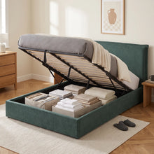 Load image into Gallery viewer, Sage Queen Gas Lift Bed Frame - Green