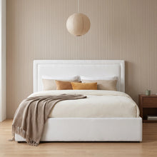 Load image into Gallery viewer, lt11176-block-queen-gas-lift-bed-frame-white-2610104