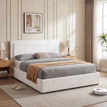 Load image into Gallery viewer, lt11176-block-queen-gas-lift-bed-frame-white-2610103