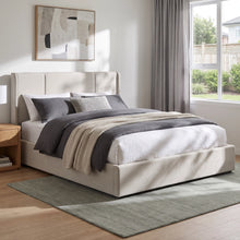 Load image into Gallery viewer, Trim Queen Gas Lift Bed Frame - Oatmeal