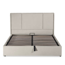 Load image into Gallery viewer, Trim Queen Gas Lift Bed Frame - Oatmeal