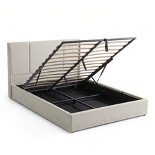 Load image into Gallery viewer, Trim Queen Gas Lift Bed Frame - Oatmeal
