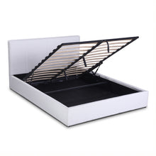 Load image into Gallery viewer, Zenith Queen Gas Lift Bed Frame - White