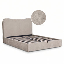 Load image into Gallery viewer, Lylo Queen Gas Lift Bed Frame - Linen Beige