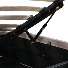 Load image into Gallery viewer, Lylo Queen Gas Lift Bed Frame - Linen Beige