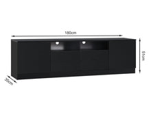 Load image into Gallery viewer, Antler 1.8m Entertainment Unit - Black
