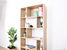 Load image into Gallery viewer, Frohna Bookshelf Display Shelf Bookcase Stand Rack - Oak