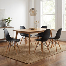 Load image into Gallery viewer, Maya Dining Chair Eiffel Tower Replica - Set of 4 - Black