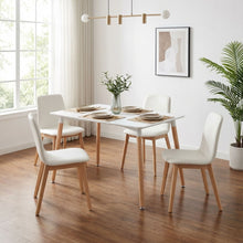 Load image into Gallery viewer, Sana Dining Table Rectangle 120 x 80cm - White
