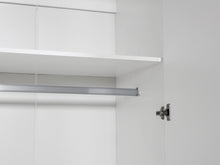 Load image into Gallery viewer, Bram 3 Door Wardrobe Cabinet - White