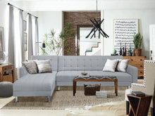 Load image into Gallery viewer, Minnesota 5 Seater Sofa Bed Futon with Chaise - Grey