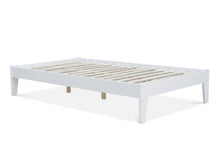 Load image into Gallery viewer, Meri King Single Wooden Bed Frame - White
