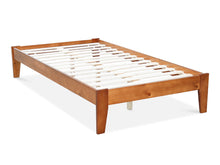 Load image into Gallery viewer, Meri King Single Wooden Bed Frame - Oak