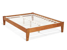 Load image into Gallery viewer, Meri Double Wooden Bed Frame - Oak