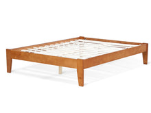 Load image into Gallery viewer, Meri Double Wooden Bed Frame - Oak