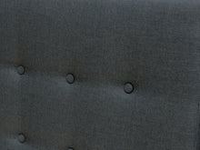 Load image into Gallery viewer, 21534 - Susan King Single Fabric Upholstered Headboard - Charcoal - Betalife