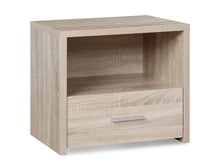Load image into Gallery viewer, Hassan Bedside Table with 1 Drawer - Oak