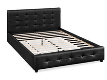 Load image into Gallery viewer, Augusta Queen PU Bed Frame - Black